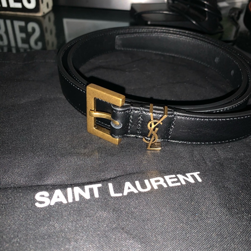 YSL Cintura Leather Belt
